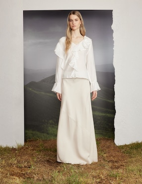Imagen de producto Fashion Fest Maxifalda Beige
